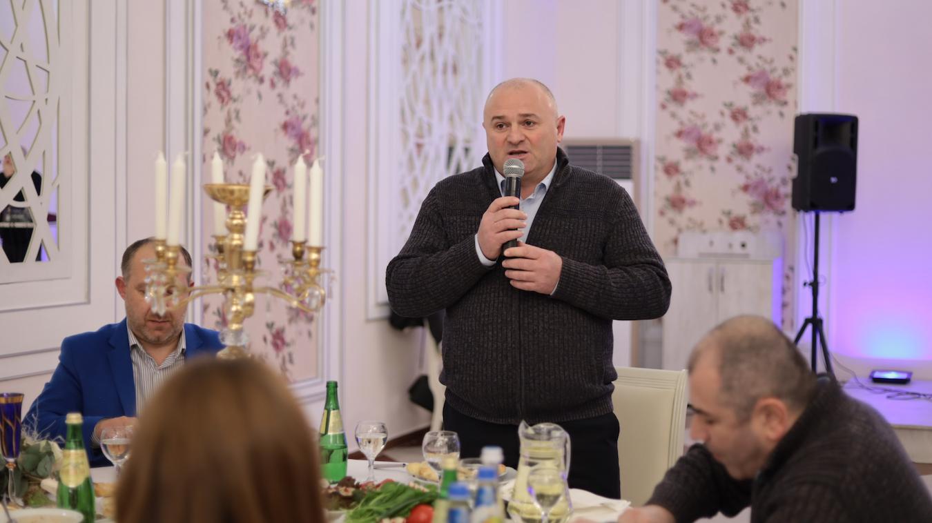 man speaking at a wedding focus creating events